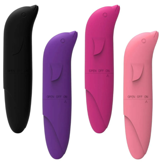 Vibrador Ponto G Golfinho Aveludado