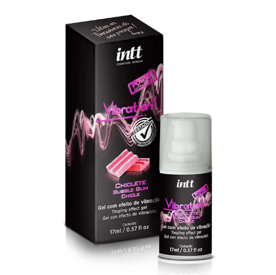 Vibrador Liquido Vibration Chiclete 17ml Intt