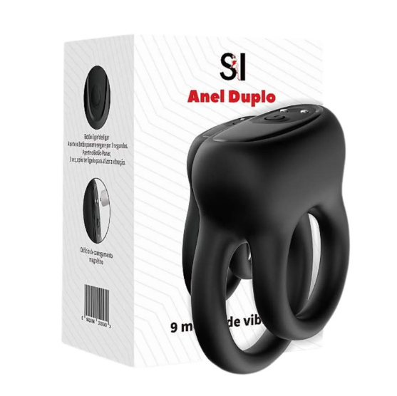 Anel Peniano Duplo Com Vibrador